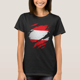 Österreichische Fahne "Stolz" T-Shirt
