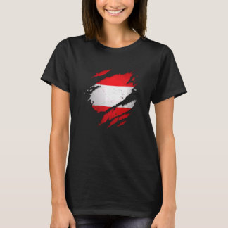 Österreichische Fahne "Stolz" T-Shirt