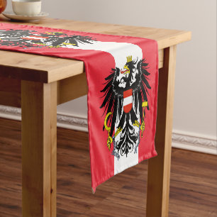 Österreichische Flagge, Eagle Sport Fan House Deko Kurzer Tischläufer
