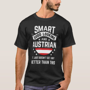Österreichische Flagge Einheimischer Stolz Österr T-Shirt