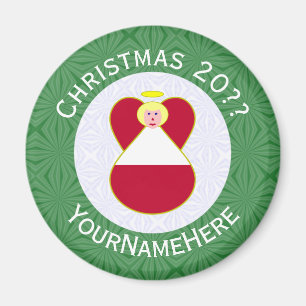 Österreichische Flagge Engel Weihnachten Personali Magnet
