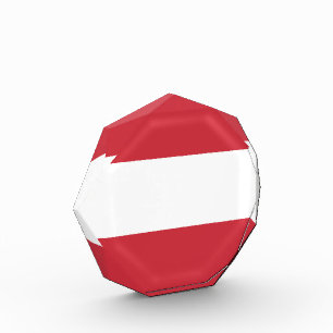 Österreichische Flagge Fotoblock