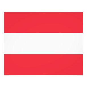 Österreichische Flagge Fotodruck