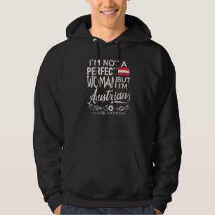 Österreichische Flagge Frau Österreichischer Pride Hoodie