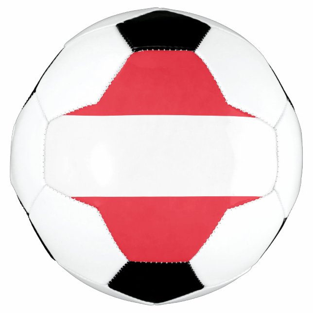 Österreichische Flagge Fußball (Vorderseite)