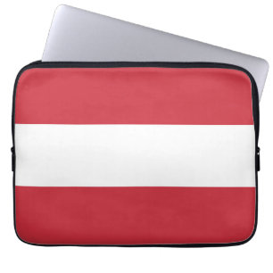Österreichische Flagge Laptopschutzhülle