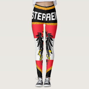 Österreichische Flagge Leggings