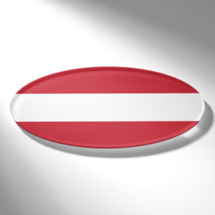 Österreichische Flagge Namenschild