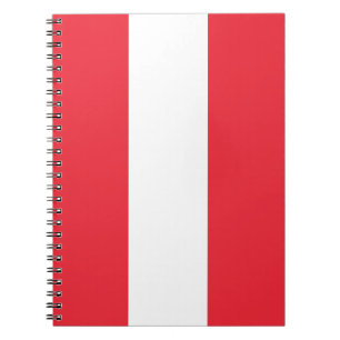 Österreichische Flagge Notizblock