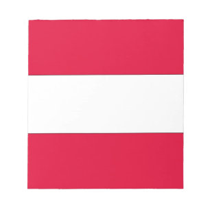 Österreichische Flagge Notizblock