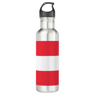 Österreichische Flagge (Österreich) Edelstahlwasse Edelstahlflasche