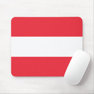 Österreichische Flagge (Österreich) Mauspad