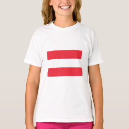 Österreichische Flagge (Österreich) T - Shirt