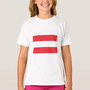 Österreichische Flagge (Österreich) T - Shirt
