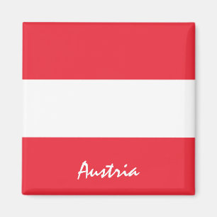 Österreichische Flagge / Österreich Urlaubs-/Sport Magnet