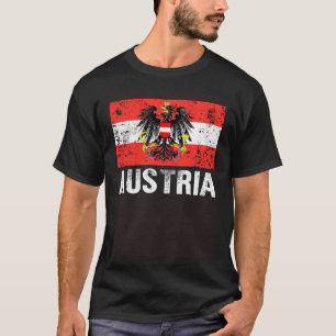 Österreichische Flagge Österreich Wien Land der Be T-Shirt