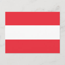 Österreichische Flagge, österreichische Flagge Postkarte