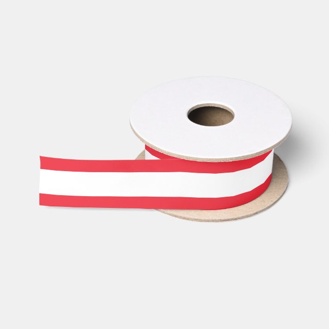 Österreichische Flagge Satinband (Spule)