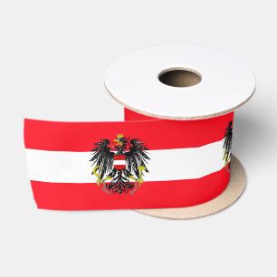 Österreichische Flagge Satinband