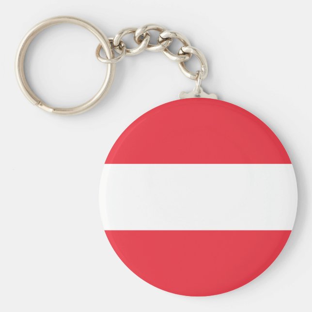 Österreichische Flagge Schlüsselanhänger (Vorne)