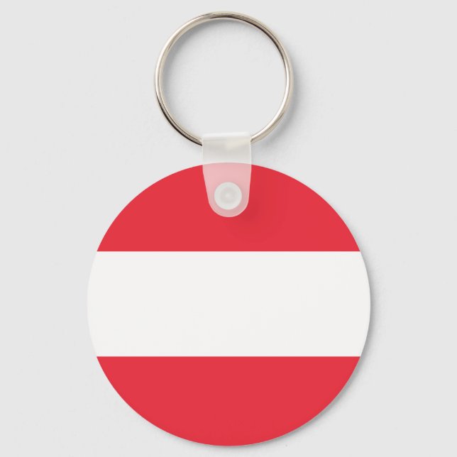 Österreichische Flagge Schlüsselanhänger (Vorderseite)