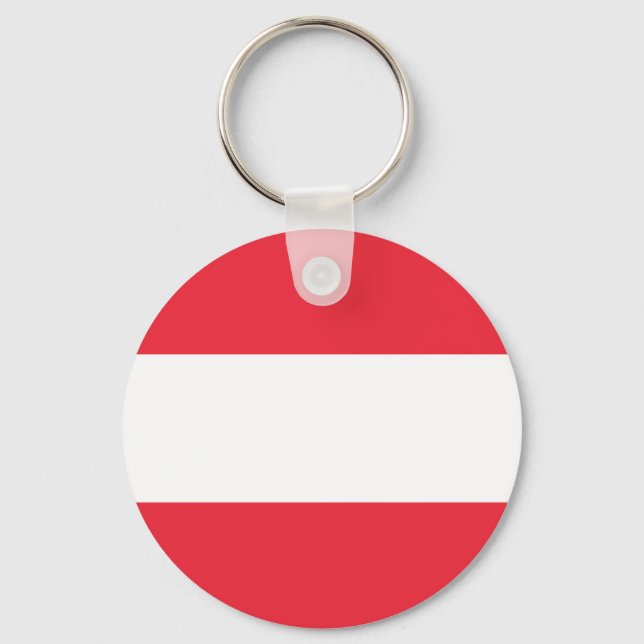 Österreichische Flagge Schlüsselanhänger (Vorderseite)