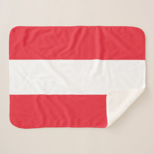 Österreichische Flagge Sherpadecke