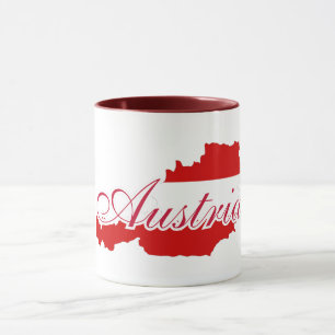 Österreichische Flagge Tasse