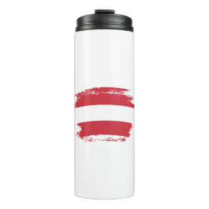 Österreichische Flagge Thermosbecher