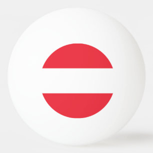 Österreichische Flagge Tischtennisball