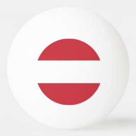 Österreichische Flagge Tischtennisball
