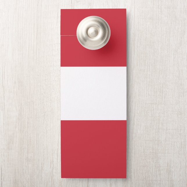 Österreichische Flagge Türanhänger (Auf Knauf)