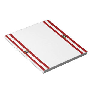 Österreichische Flagge und Wappen Notizblock