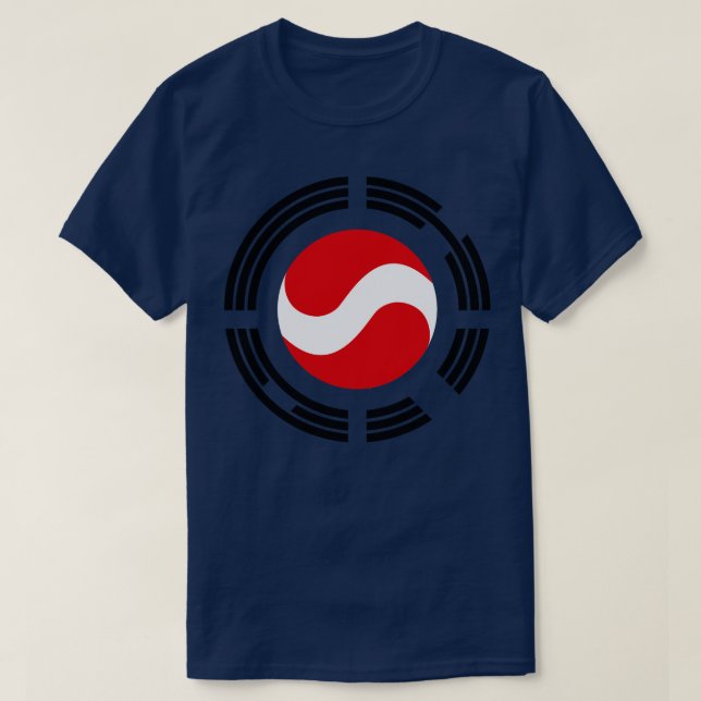Österreichische Multinationale Patriot-Flagge T-Shirt (Design vorne)