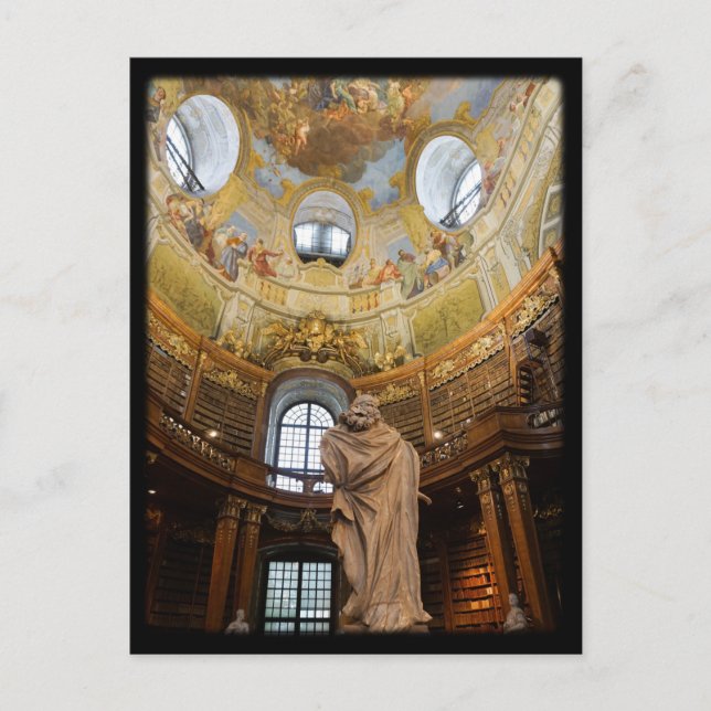 Österreichische Nationalbibliothek Postkarte (Vorderseite)