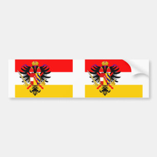 Österreichische niedrige Länder, Belgien-Flagge Autoaufkleber