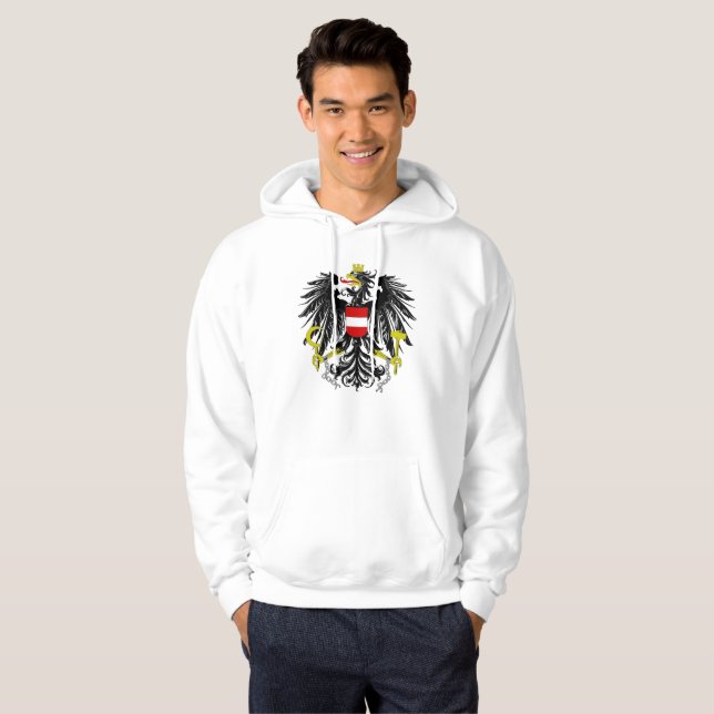 Österreichische Wappen Hoodie (Vorne ganz)