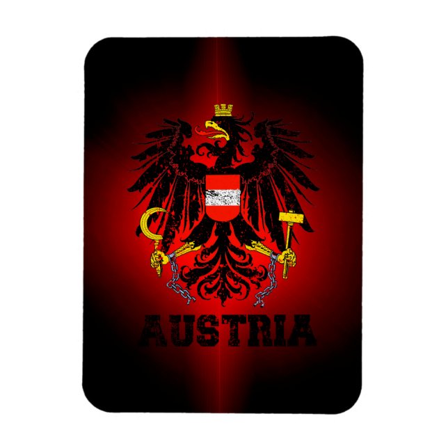 Österreichische Wappen Magnet (Vertikal)