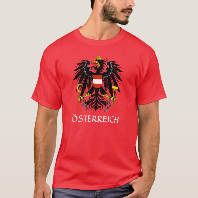 Österreichische Wappen "Österreich"-T - Shirt (Vorderseite)