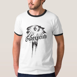 Österreichischer Adler auf Schmutzhintergrund T-Shirt
