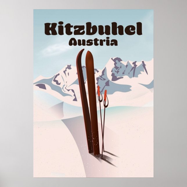 Österreichischer Ski Poster (Vorne)
