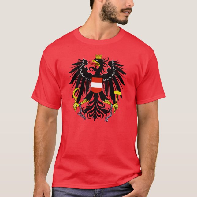 Österreichischer Wappen-T - Shirt (Vorderseite)
