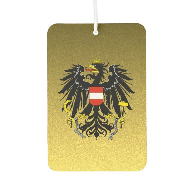 Österreichischer Wappen-T - Shirt Autolufterfrischer (Vorderseite)