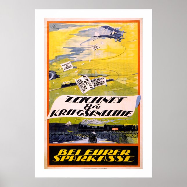Österreichisches Darlehen aus dem 8. Weltkrieg (we Poster (Vorne)
