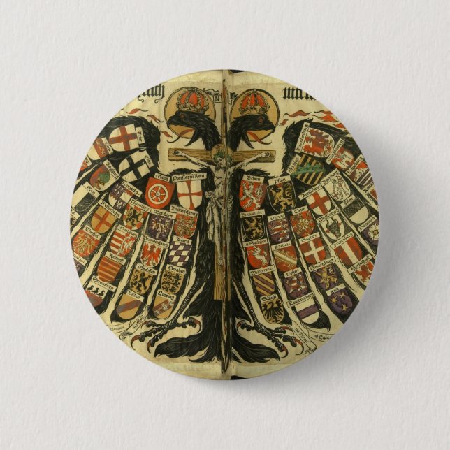 Österreichisches doppeltes Eagle Button (Vorderseite)