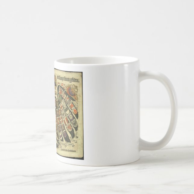 Österreichisches doppeltes Eagle Kaffeetasse (Rechts)