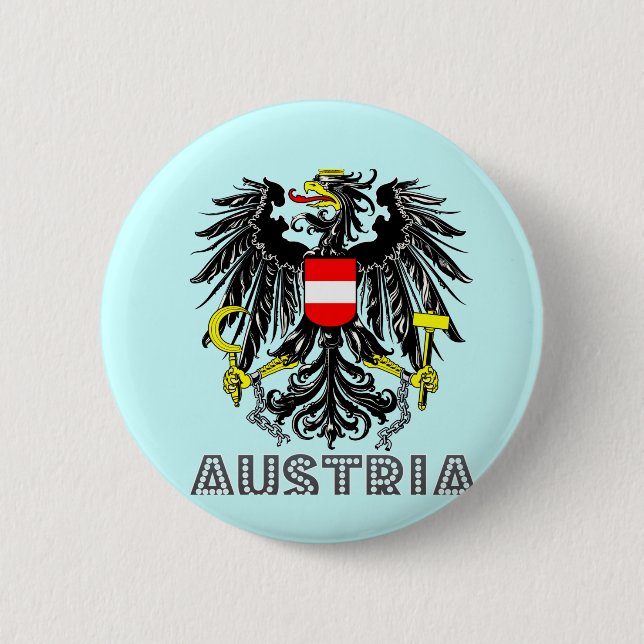 Österreichisches Emblem Button (Vorderseite)