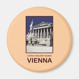 Österreichisches Parlamentsgebäude Wien Magnet