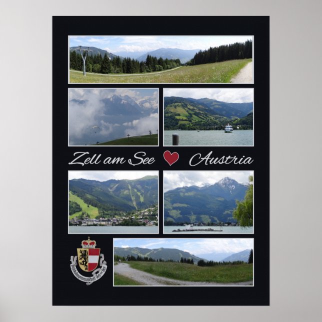 Österreichisches Poster Zell am See (Vorne)