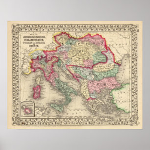 Österreichisches Reich, Italien, die Türkei in Poster